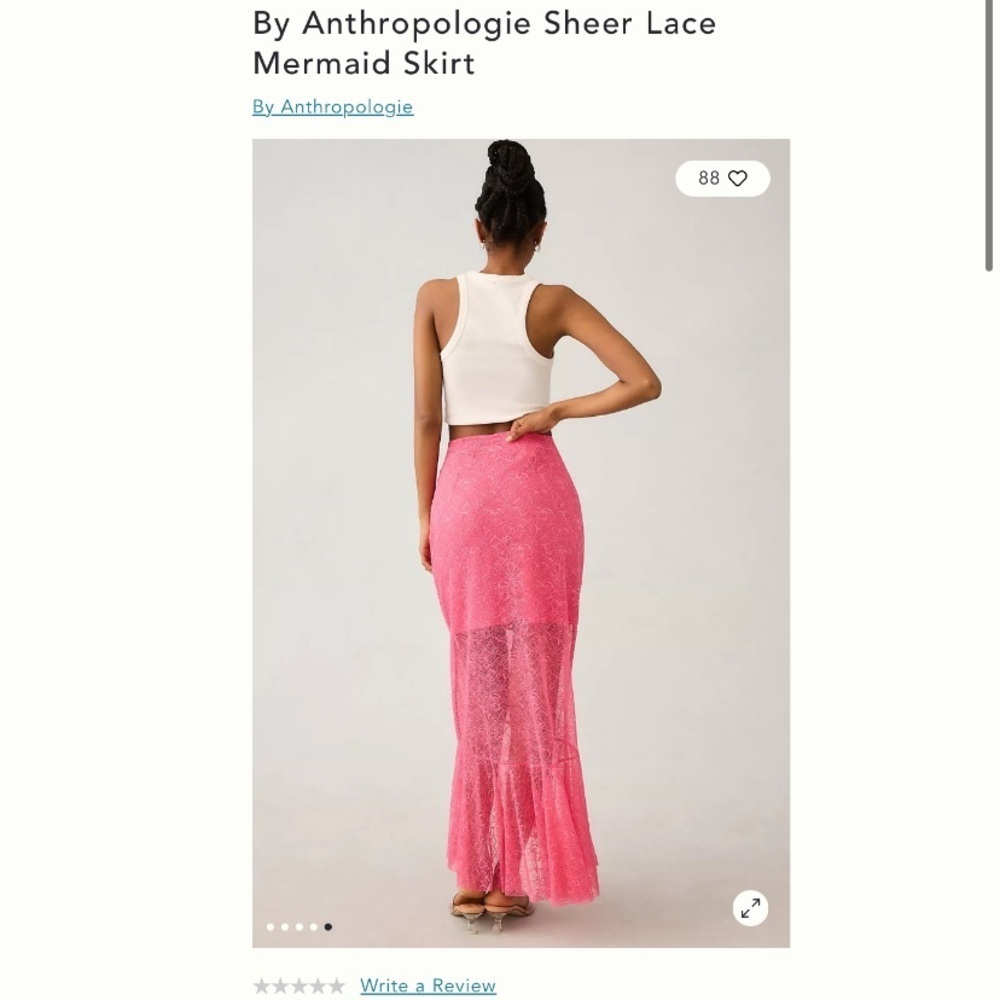 Anthropologie mermaid skirt size 4 new in package - Picture 5 of 7